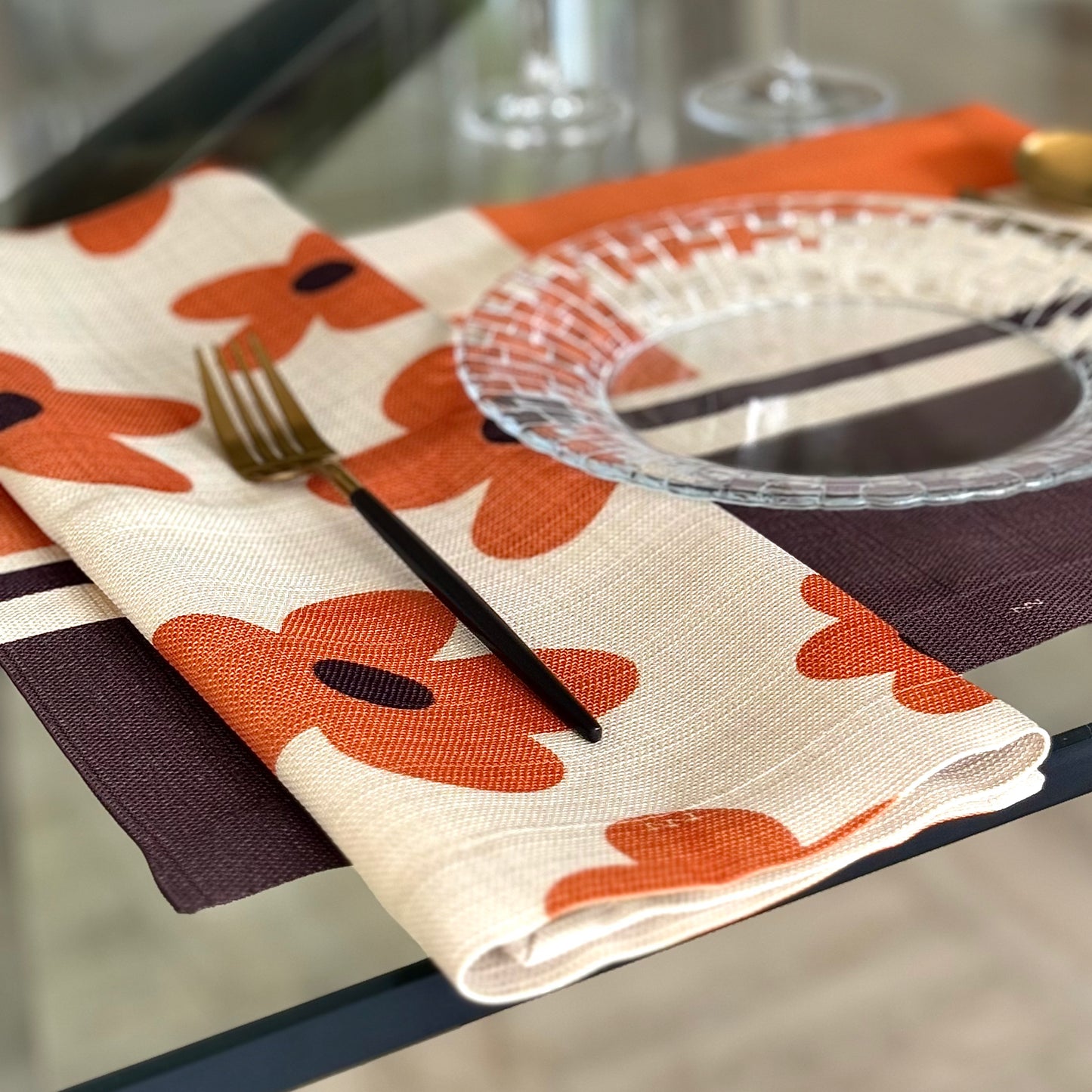 SERVILLETAS MOCHA FLOWER X 4 PZAS