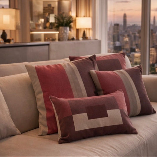 COJIN BAR CODE - PUROLE RED 55X35 CMS